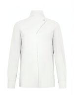 Japan TKY: Edle Bluse "MATSUA" in weiß mit toller Kragenlösung