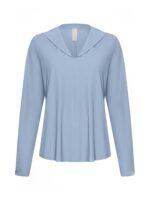 Japan TKY: Kapuzenshirt "HOKI" in weiß, cashmere blue, light yellow, mocca mousse und blackberry wine – Bild 2