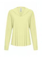Japan TKY: Kapuzenshirt "HOKI" in weiß, cashmere blue, light yellow, mocca mousse und blackberry wine