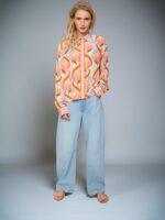 Emily van den Bergh: Boxy Bluse mit glockigem Rücken 8836-158121