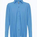 Japan TKY: Unser Liebling ... die Bluse "MILLY" in den Farben alaska blue, spicy red, weiß und wasabi