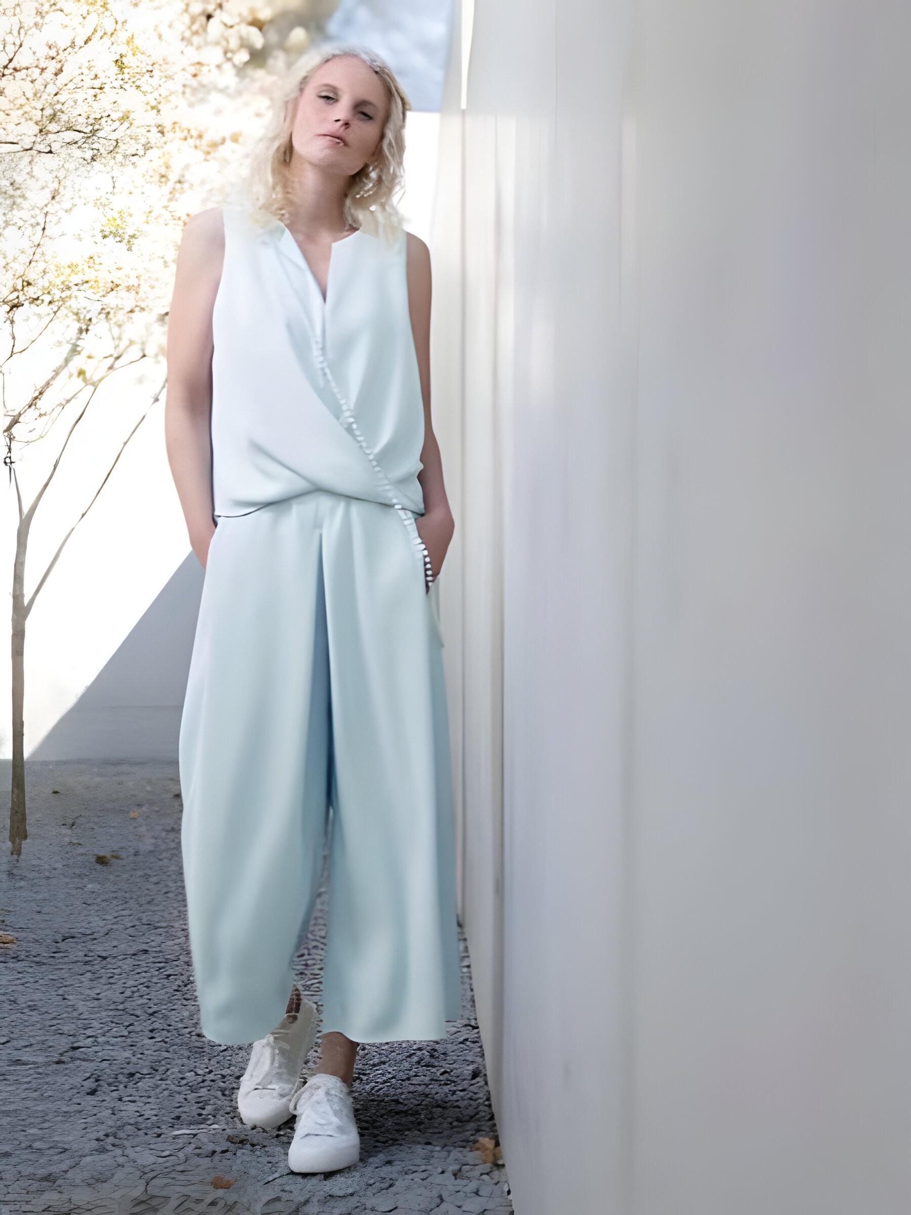 32-28 Ania Schierholt: Tolles Blusenshirt in der Farbe "pine" 3201/37 – Bild 1