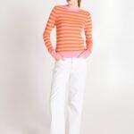 Absolut Cashmere: Wunderschöner gestreifter Kaschmir Pulli "MARGE" in 2 wunderschönen Farbspielen