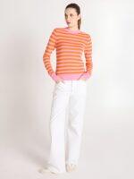 Absolut Cashmere: Wunderschöner gestreifter Kaschmir Pulli "MARGE" in 2 wunderschönen Farbspielen