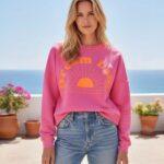 miss goodlife: Roundneck Sweater "DREAMLAND" in rosa