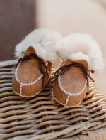 La Olivia Kids: Baby und Kinder Stiefelchen aus Schaffell und Wolle