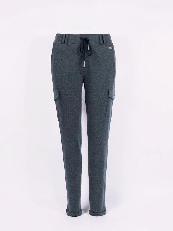 21081-253-49663 (2) (1) TQ Amsterdam: Cooler Hose "KARIN" in der Farbe navy – Bild 1