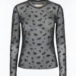 RUE DE FEMME: Feminines Mesh Shirt "ROSE" in 2 Farben