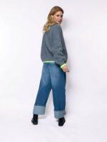 Emily van den Bergh: FLUFFY PULLOVER, KASTIG GESCHNITTEN in  3 tollen Farben 1659 – Bild 4