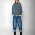 Emily van den Bergh: FLUFFY PULLOVER, KASTIG GESCHNITTEN in  3 tollen Farben 1659