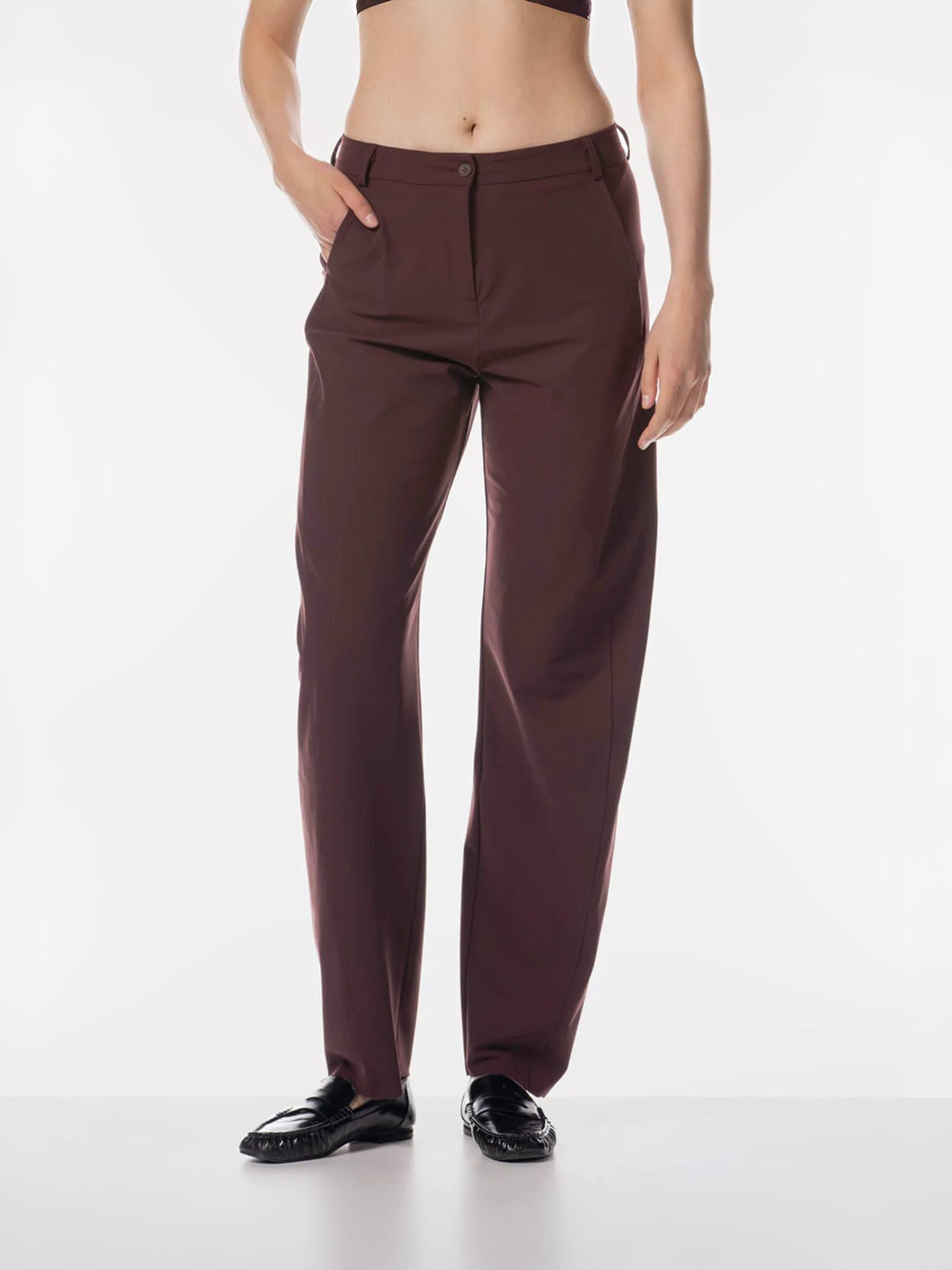 Pants-comfort-travel-Suzuko-merlot-japantky-2_full Japan TKY: Rafinierte Hose "SUZUKO"" in black-blue – Bild 1