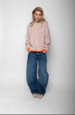 Emily van den Bergh: FLUFFY PULLOVER, KASTIG GESCHNITTEN in  3 tollen Farben 1659 – Bild 2