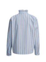 Smith & Soul: Tolle Bluse in light blue mit braunen Streifen 0926-1001 – Bild 2