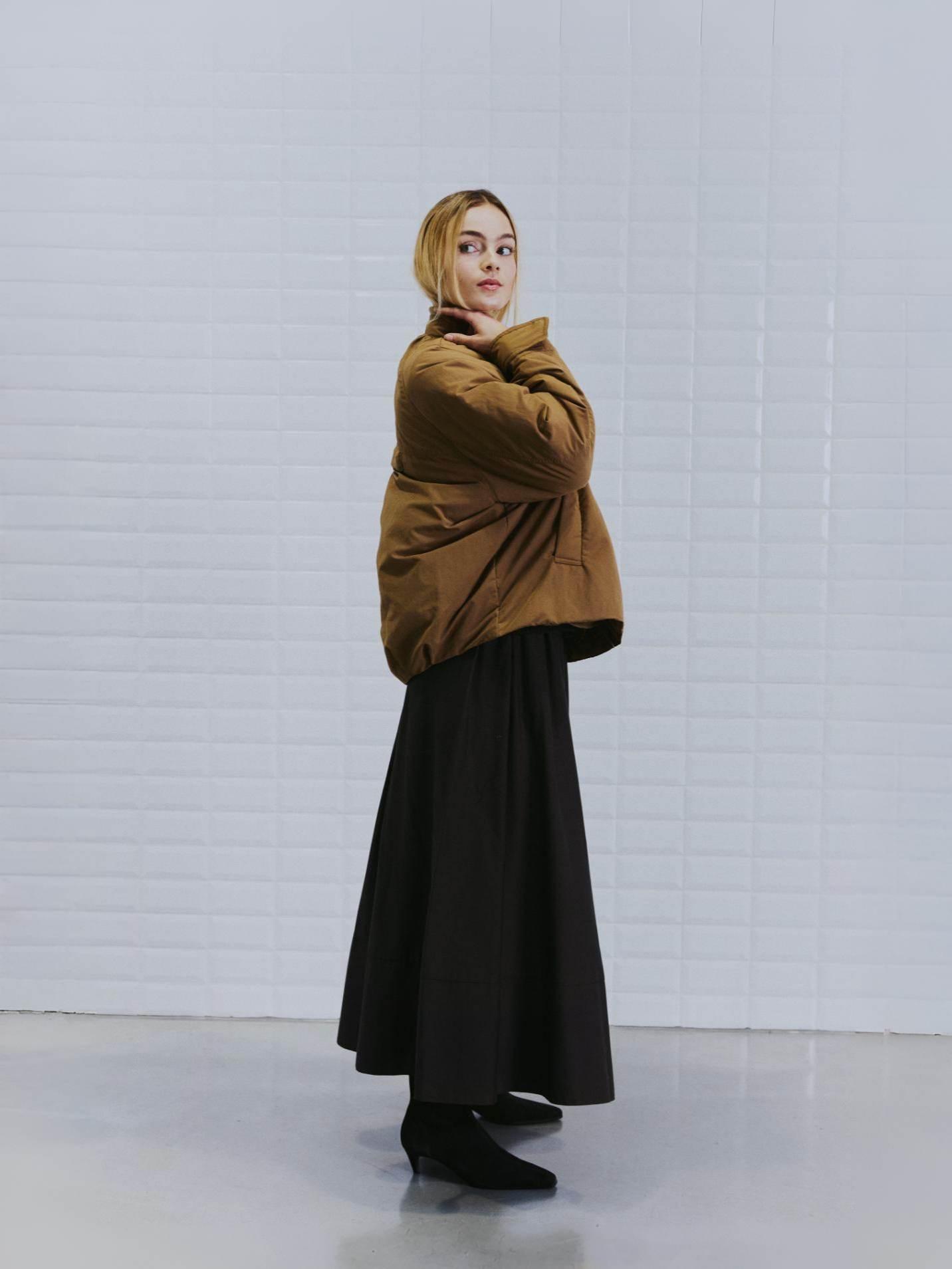 Wblgrappy_Bomber_Dark_Camel10 WithBlack: Coole gepolsterte Bomberjacke "GRAPPY" in 2 Farben – Bild 1