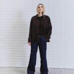 WithBlack: Wunderschöne Wolljacke "LUCIA" in in dunkelbraun