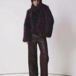 NOELLA: Super modische Hose "MELO" aus Kunstleder in cedarbrown